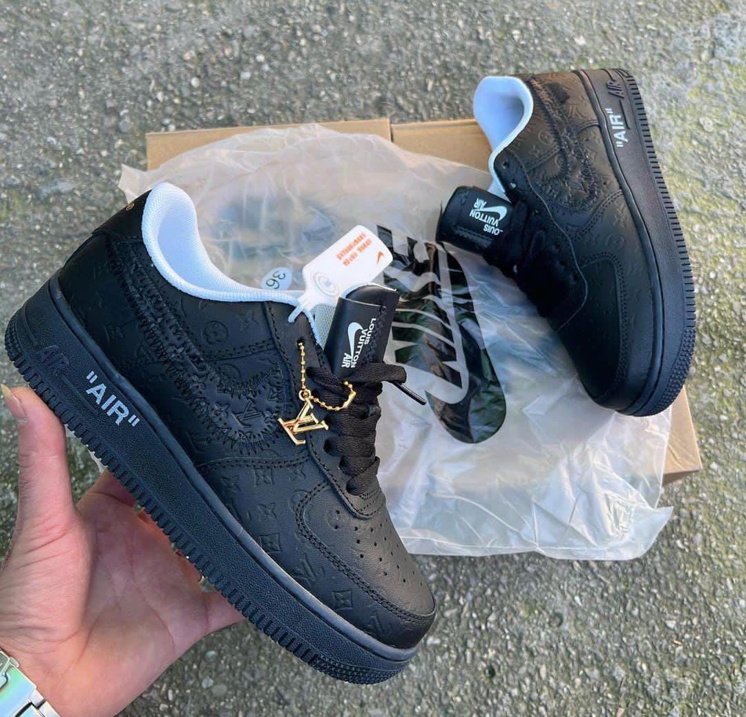 Nike Air Force 1 x Louis Vuitton - Black Monogram